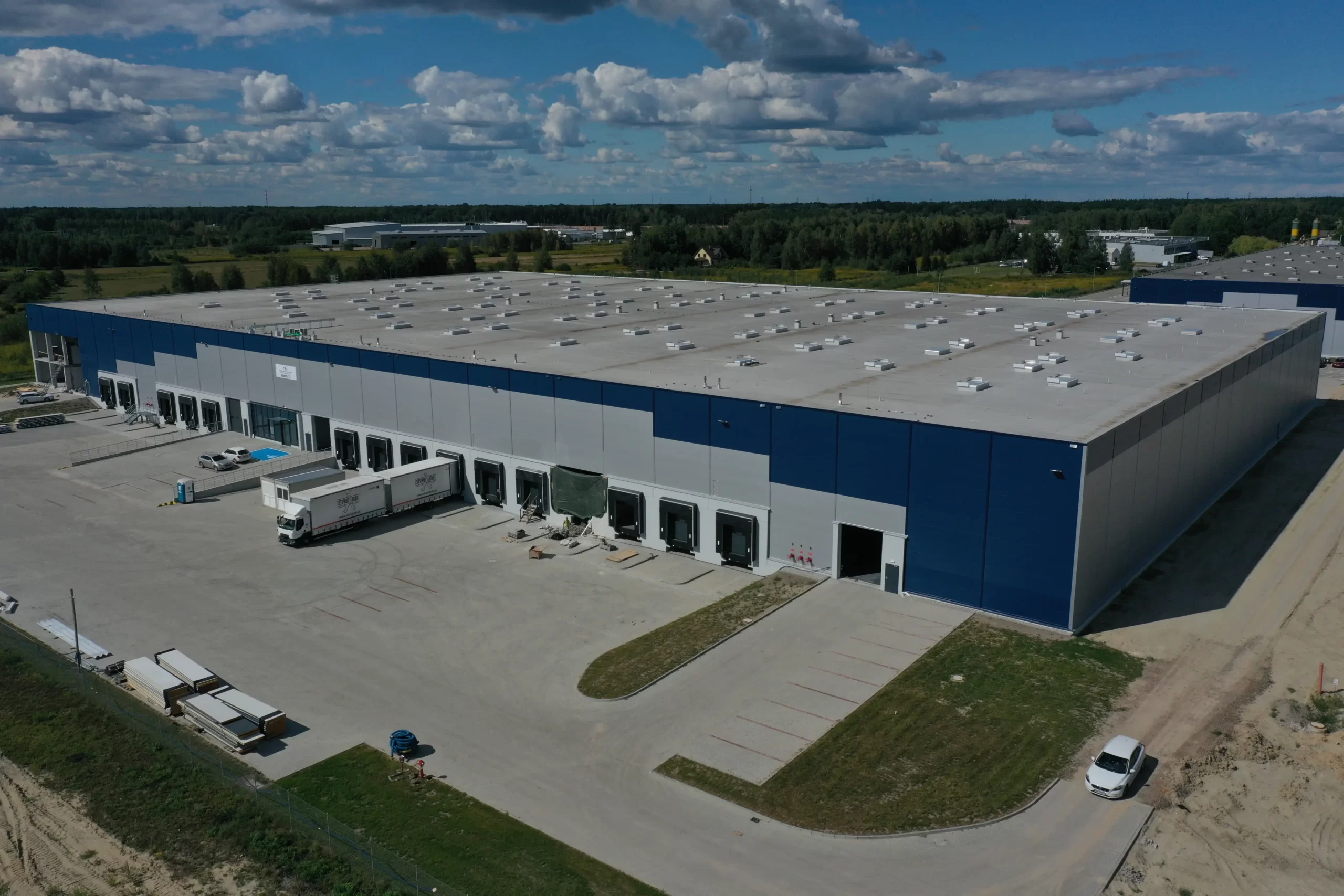 Hala magazynowa w Duchnowie